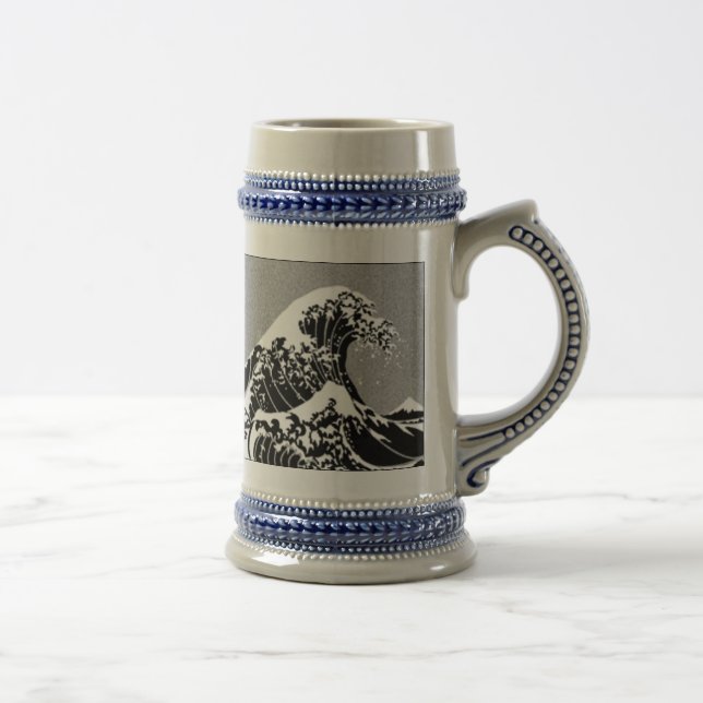 HOKUSAI WAVE BEER STEIN (Right)