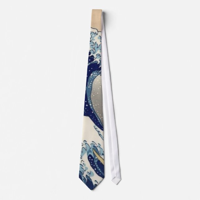 Hokusai Wave Tie (Front)