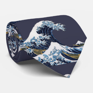Hokusai Wonderful Waves in Kanagawa Neck Tie