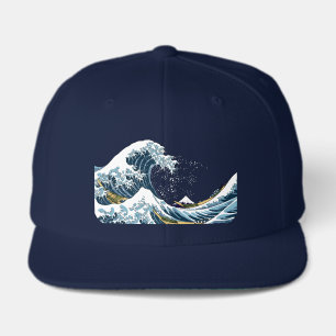 Hokusai's Great Wave off Kanagawa Snapback Hat