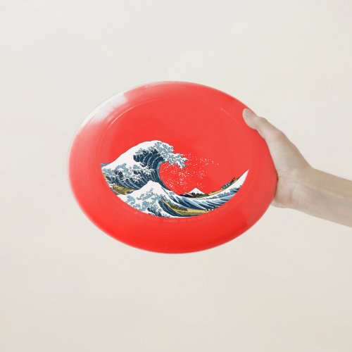 Hokusais Great Wave off Kanagawa Wham_O Frisbee