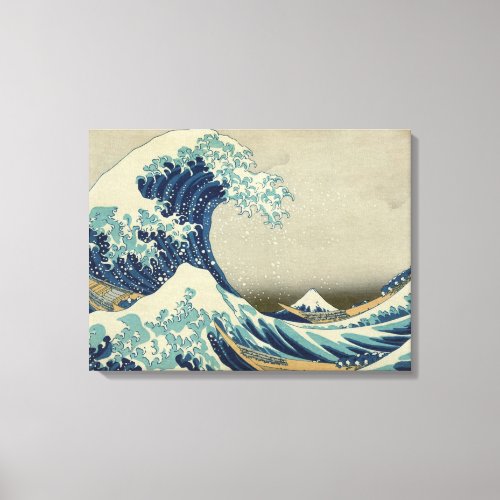 Hokusais The Great Wave off Kanagawa Canvas Print