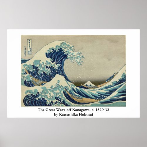 Hokusais The Great Wave off Kanagawa Poster