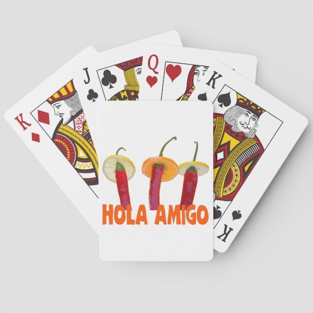Hola Amigo Poker Cards (Back)