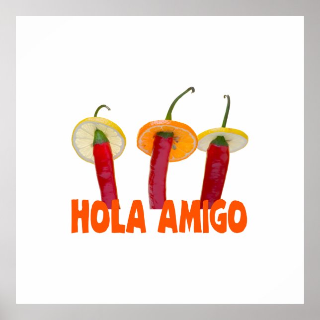 Hola Amigo Poster (Front)