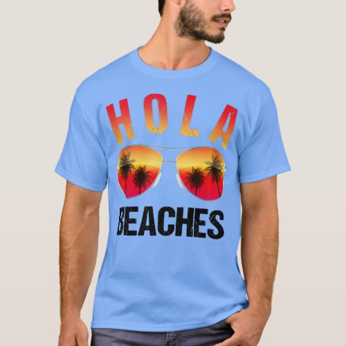 Hola Beache  Funny Beach Vacation  Summer Tank Top