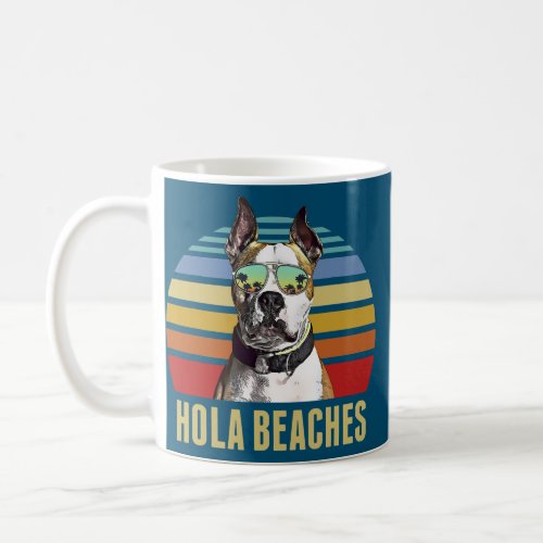 Hola Beaches American Staffordshire Terrier Dog Coffee Mug
