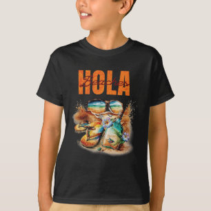Hola Beaches Funny Aloha Beach Family Summer Vacat T-Shirt
