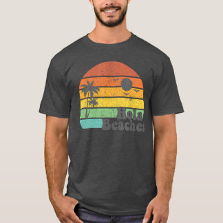 Hola Beaches Retro Beach Vacation Summer Quote Wom T-Shirt