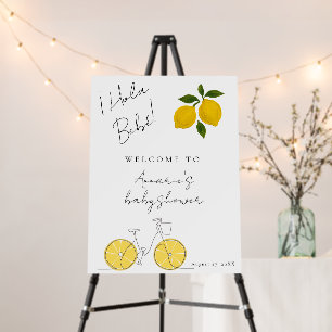 Hola Bebe Lemons Baby Shower Welcome Foam Board