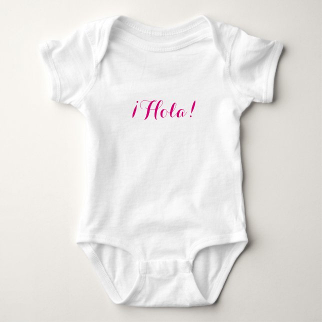 Hola - gift for baby - Customize Bodysuit (Front)