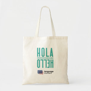 Hola/Hello Tote Bag by Language Matters
