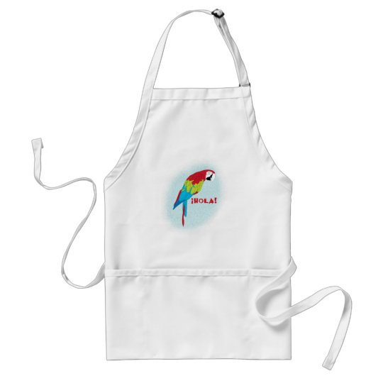 hola parrot adult apron