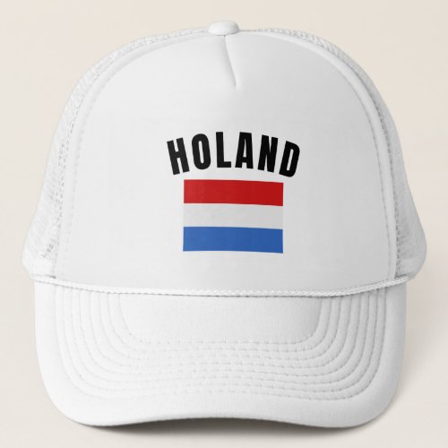 Holand Flag Soccer Football Team T_Shirt Trucker Hat