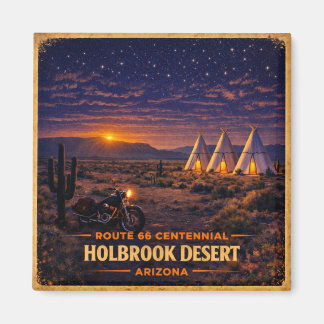 Holbrook Arizona 100 Year Desert Twilight Horizon Magnet