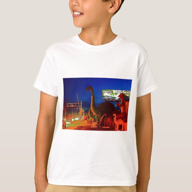 Holbrook Dinosaurs-Rte 66 T-Shirt (Front)