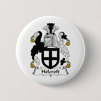 Holcroft Family Crest Pinback Button