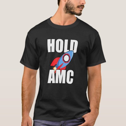 Hold Amc Stock Apes To The Moon Short Squeeze T_Shirt