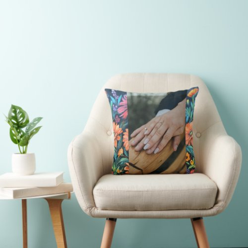 HOLD HAND FOREVERSPECIAL MOMEMNT THROW PILLOW
