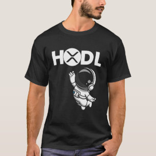Hold, Hodl XRP Ripple Moon Crypto Cryptocurrency T-Shirt