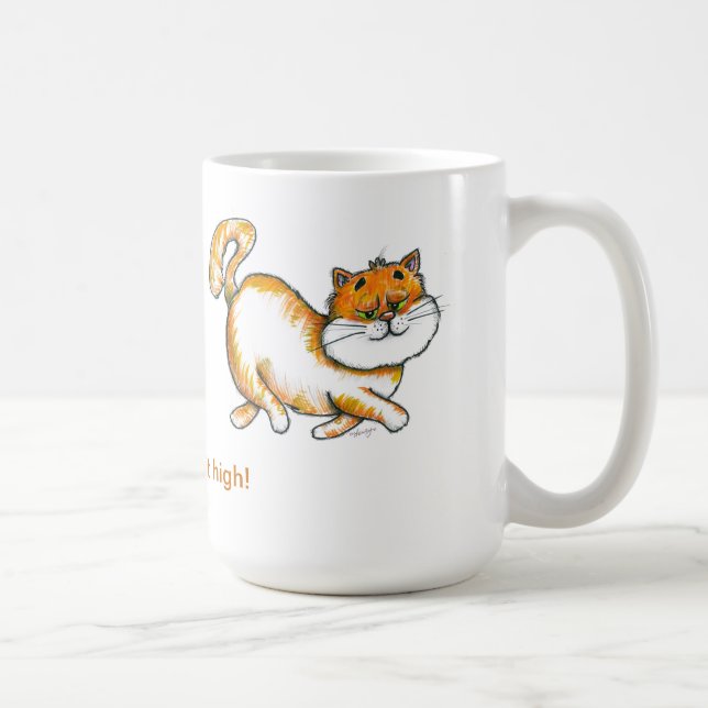 Hold It High Royal Cat Coffee Cup (Right)