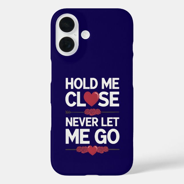 Hold Me Close iPhone Case (Back)