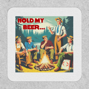 Hold My Beer Camping Patch
