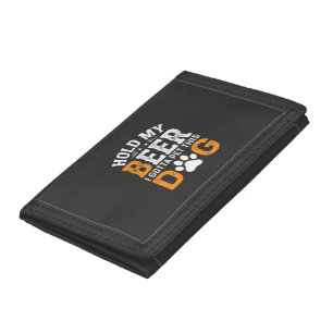 Hold My Beer Dog Lover Tri-fold Wallet