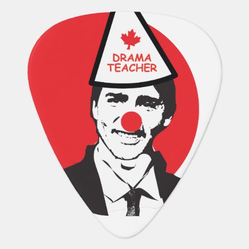 Hold My Beer Funny Justin trudeau Canada Clown Guitar Pick