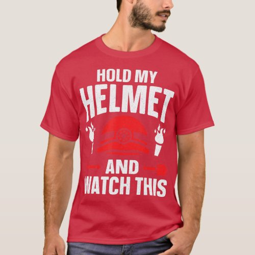 Hold My Helmet and Watch This Spelunking Potholing T_Shirt