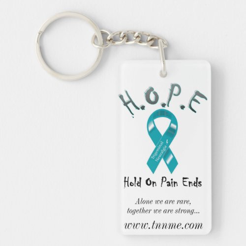 Hold On Pain Ends Keychain