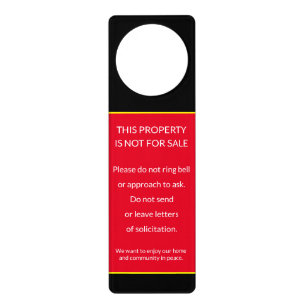 Hold on to your home! Property not for Sale sign