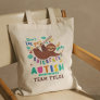 Hold On To Your Uniqueness Autism Awareness Sloth Tote Bag