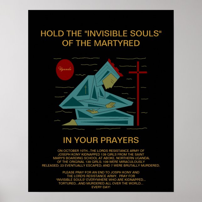 hold the invisible souls of the martyred... poster (Front)