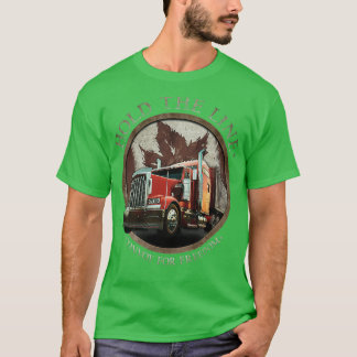 Hold The Line Canadian Trucker Protest Trucker Fre T-Shirt