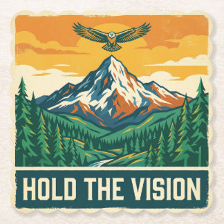 Hold The Vision Paper Coaster
