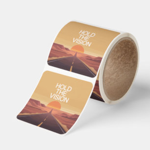 Hold The Vision Square Sticker