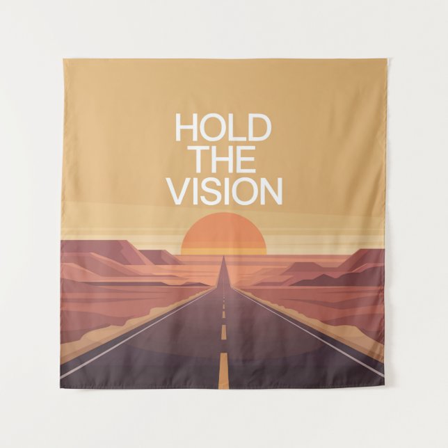Hold The Vision Tapestry (Front)
