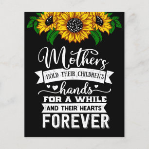 Hold their hearts forever, Mom Birthday Gift Idea Flyer