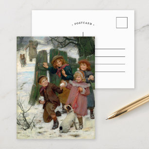 Hold Up, Here He Comes Arthur John Elsley Postcard