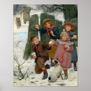 Hold Up, Here He Comes   Arthur John Elsley Poster