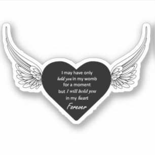 Hold You in My Heart Forever Sticker