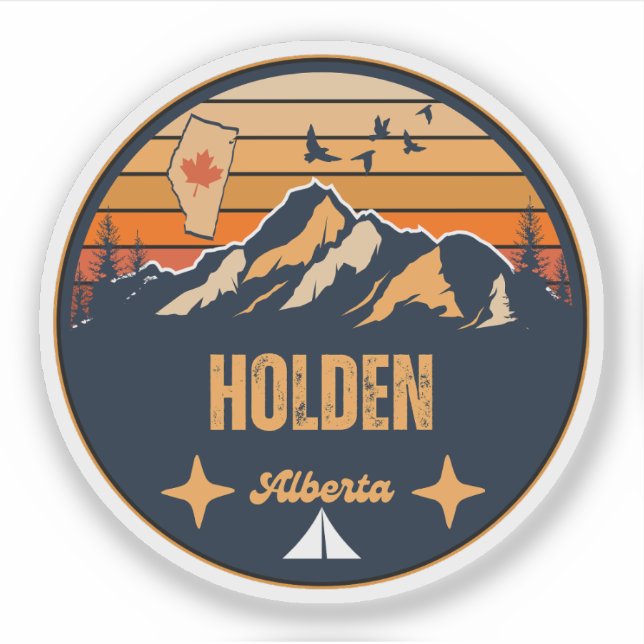 Holden, Alberta Sticker (Front)