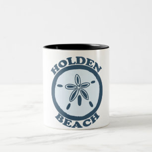 Holden Beach. Two-Tone Coffee Mug
