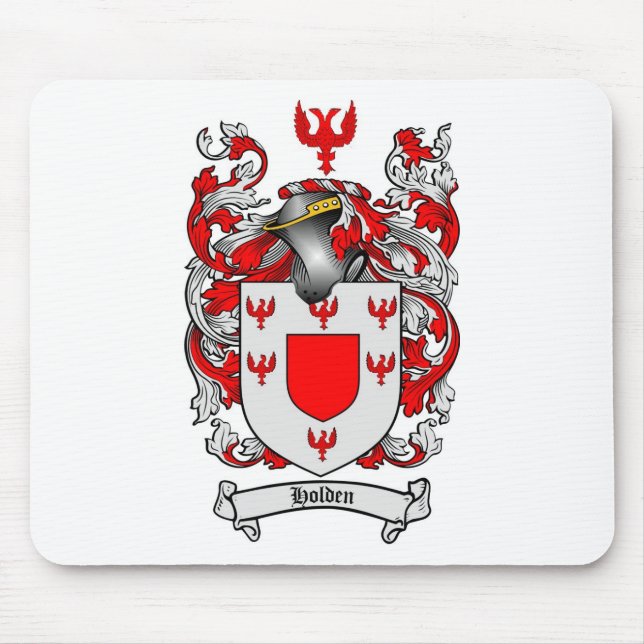 HOLDEN FAMILY CREST -  HOLDEN COAT OF ARMS MOUSE PAD (Front)