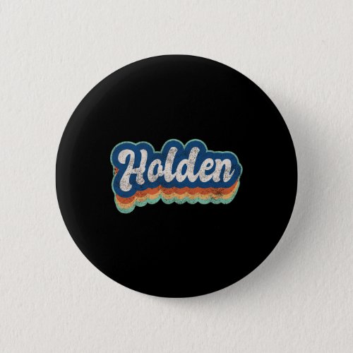 Holden First Name Boy Vintage Style 70s 80s Person Button