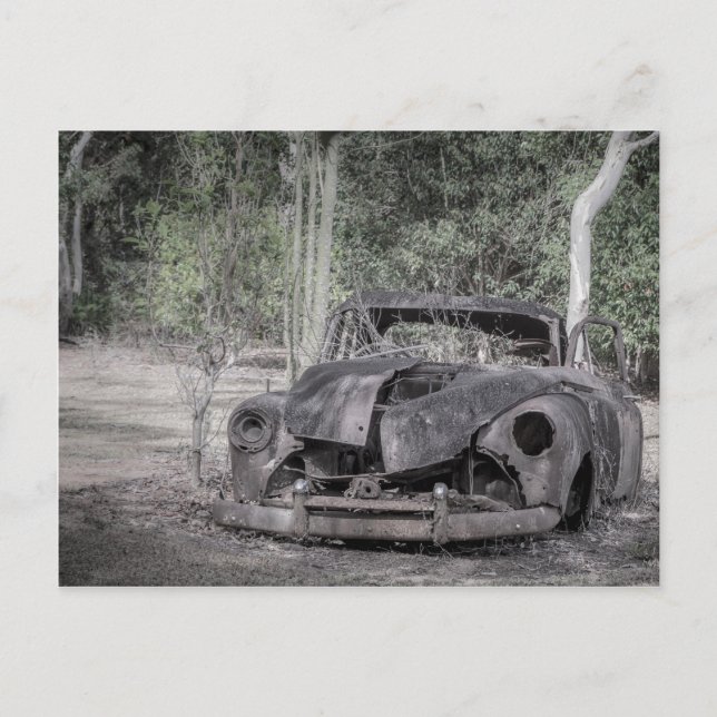 Holden FJ Ute Car Lives Forever Postcard (Front)