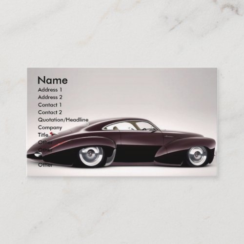 Holden Hot Rod Business Card
