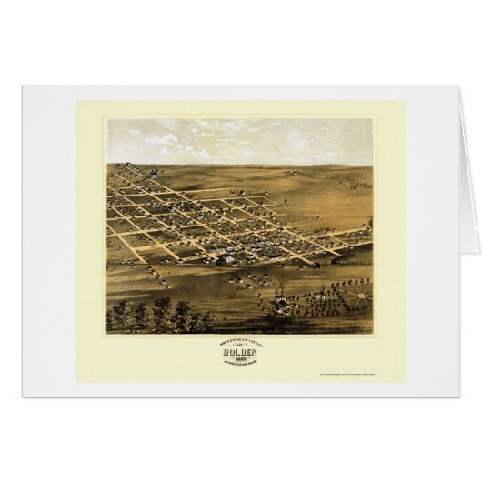 Holden, MO Panoramic Map - 1869 Cards (Front Horizontal)