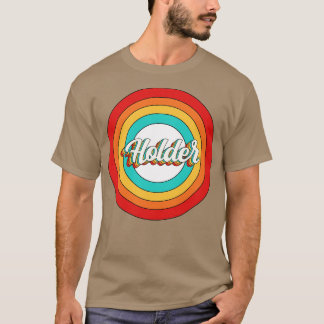 Holder Name Shirt Vintage Holder Circle